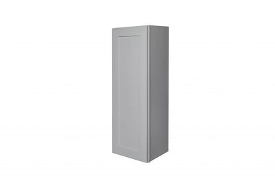 Sideview Gray Shaker 09″ Wall Cabinet