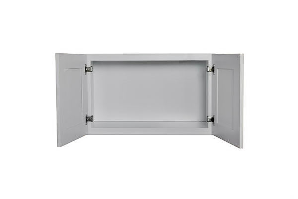 Gray Shaker 30″ Bridge Wall Cabinets