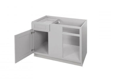 Gray Shaker 42″ – 45″ Blind Base Corner Cabinet