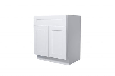 White Shaker 24″ – 36″ Vanity Sink Cabinet