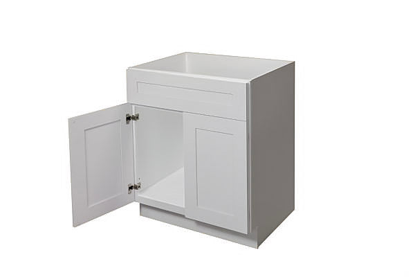 Gray Shaker 30″ – 36″ Sink Base Cabinet