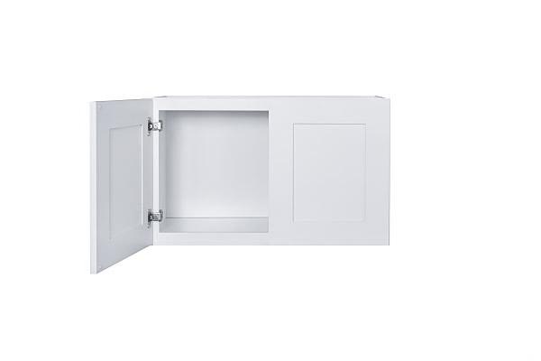 White Shaker 36″ Bridge Wall Cabinets