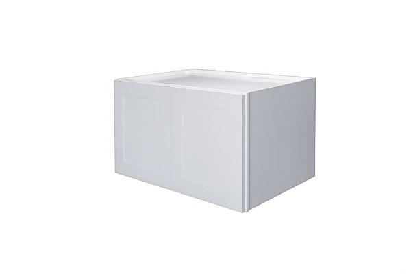 White Shaker 36″ Bridge Wall Cabinets