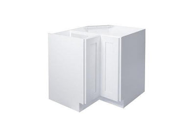 White Shaker 33″ – 36″ Lazy Susan Corner Base Cabinet