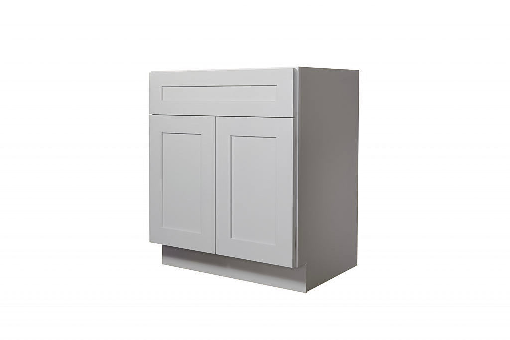 Gray Shaker 30″ – 36″ Sink Base Cabinet