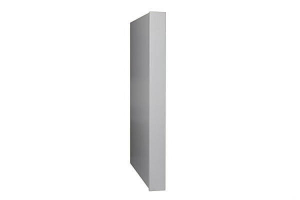 Gray Shaker Refrigerator Panel