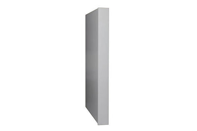 Gray Shaker Refrigerator Panel