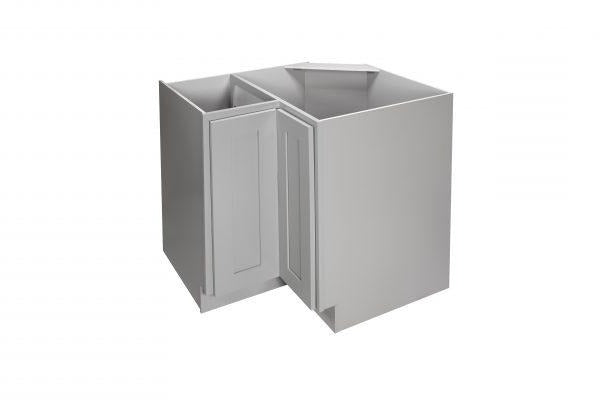 Gray Shaker 33″ – 36″ Lazy Susan Corner Base Cabinet