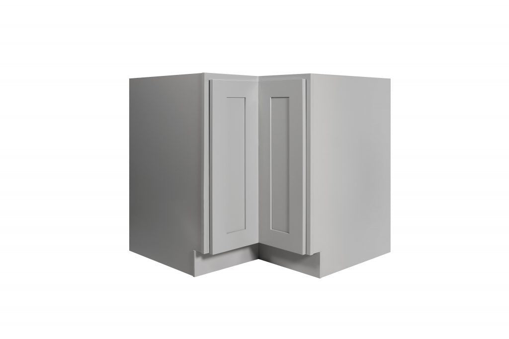 Gray Shaker 33″ – 36″ Lazy Susan Corner Base Cabinet